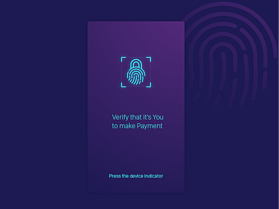 Fingerprint security for payment