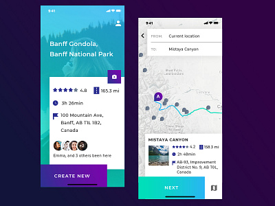 Travel App Concept