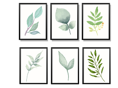 Hand-drawn watercolor leaves hand drawn watercolor leaves leaves watercolor watercolor leaf