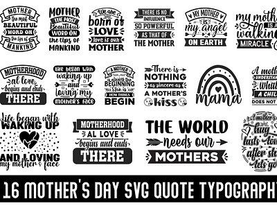 Mother's day SVG quote typography. lettering mothers day mothers day quote mothers day svg quote svg typography