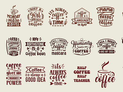 Coffee hand drawn Typography lettering SVG T-shirt Bundle clipart coffee coffee svg design graphic design hand drawn lettering quote svg svg quote t shirt typography typography quotes
