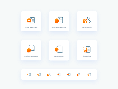 Looking for Medicines branding doctor flat flow gray icon icon set illustration medical medicine onboarding orange prescription reorder rx sarcastic telecommunication upload vector xcarbon