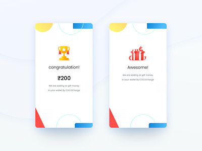 Congratulation Card branding card color concept design exploration features flat gift gradient illustration minimal product rappi sarcastic vector webgl winter xcarbon