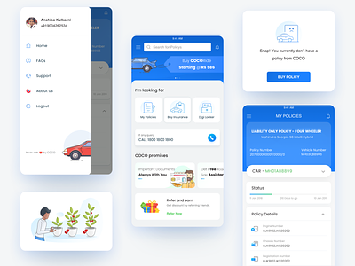 Insurance app Design