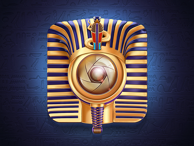 Tutankhamun Camera Icon camera icon realism icon tutankhamun