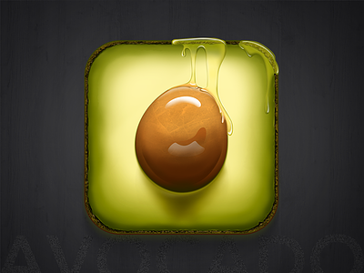 Magical Avocado Icon avocado fruit icon realism icon