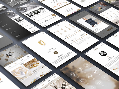 Jewelry custom application project app application icon ios jewelry custom layout mobile projects prototype ui user experience ux