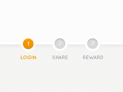 Progress buttons orange progress texture