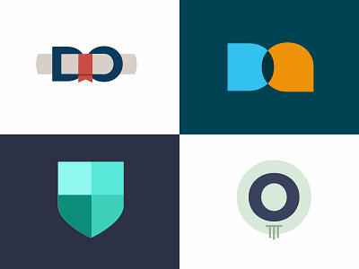 Do Marks column degree flat geometric higher ed higher education icon icons logo logomark logomarks shield