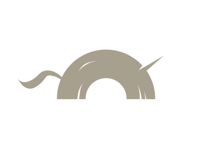 u n i c o r n s a n d r a i n b o w s bronze logo minimal rainbow unicorn