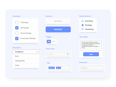 User Interface Elements - Components