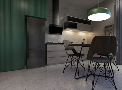 Apartment Scandinavian Interior Design #V5