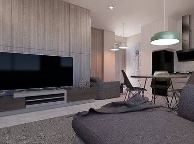 Apartment Scandinavian Interior Design # ALT View-7