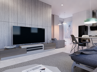 Apartment Scandinavian Interior Design # ALT View-12