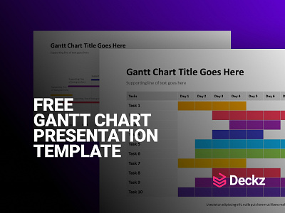 Gantt Chart Presentation Template