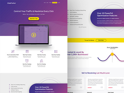 Website UI for Saas Based Tool gradient landing page homepage design landing page design saas saas website ux design gradient design website design website ui