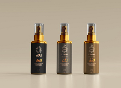 LUMMI ~ ☀️- Sun Mist Spray ~ Sunscreen.1 brand design brand identity branding design graphic design illustration logo ui vector
