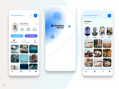 UnSplash Network Concept