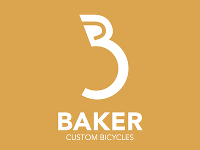 Baker logo bicycles bike design logo vector