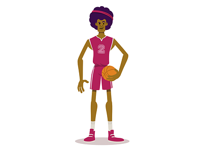 Basketball player full character