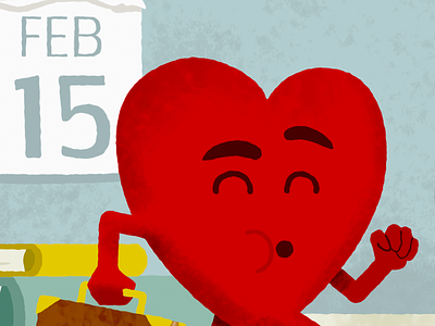 Valentine's over brushes cartoon character heart illustration love photoshop sketch valentine