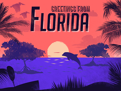 Postcard Florida