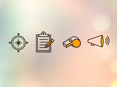 More Icons! clipboard compass icon icons megaphone notes office pencil sports whistle yell
