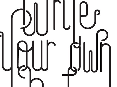 Type Type Type. custom type lettering line quote script type typography