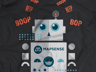 Robot Shirt apparel beep bop hackathon hackday robocop robot shirt