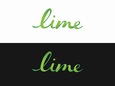 Rhine Lime lime type typography
