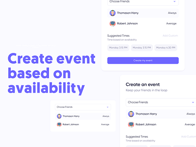 Create event form component component components forms ux uxui