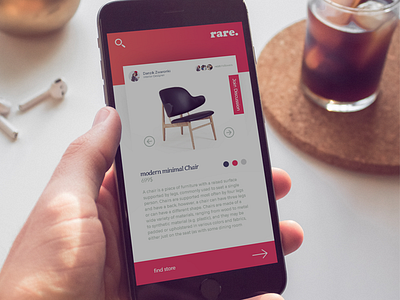 Furniture App app app design community furniture modern design ui design