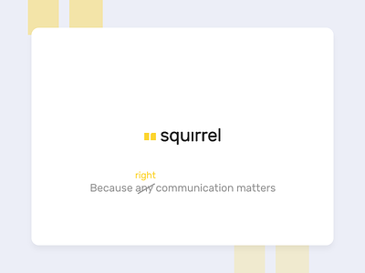 Squirrel branding color logo logotype new idea ui