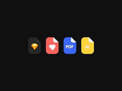 File attach icons app design designer iconography icons illustrator pdf protopie sketch ui