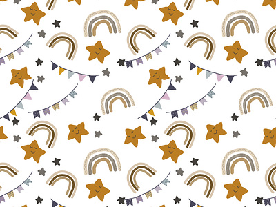 Children's pattern for print