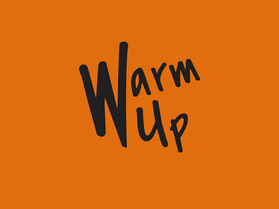Warm Up logo by Christophe Malatier on Dribbble