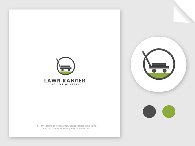 Lawn Service Provider Company Logo