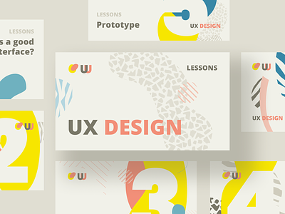 Lesson design design icon logo texture typography vector
