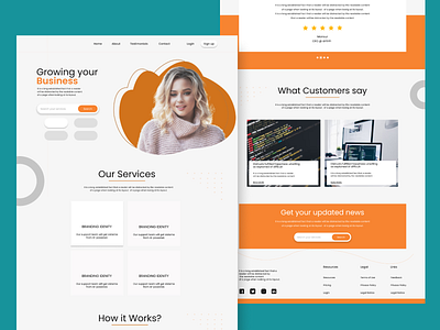 Landing Page app figma graphic design illustration landing page u logo ui