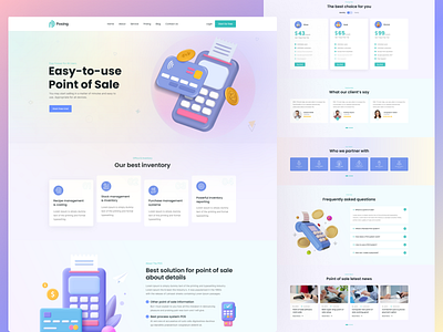 POS Landing Page Design