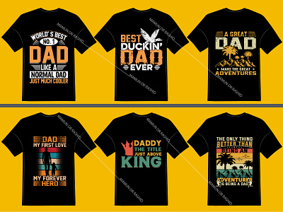 Father's / daddy T-shirt Bundle Designs. t shirt