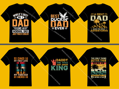 Father's / daddy T-shirt Bundle Designs. 