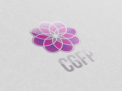 CGFB Corporate Branding branding design flower graphic design identity logo pink print purple