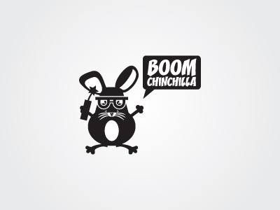 Boom Chinchilla Concept 2 animal boom character chinchilla grey illustration