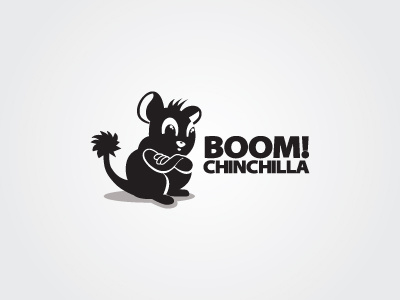 Boom Chinchilla Concept 3 animal boom character chinchilla grey illustration