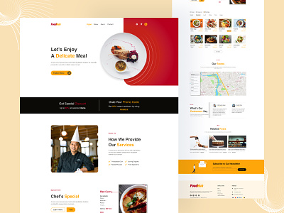 Foodhub - Landing Page