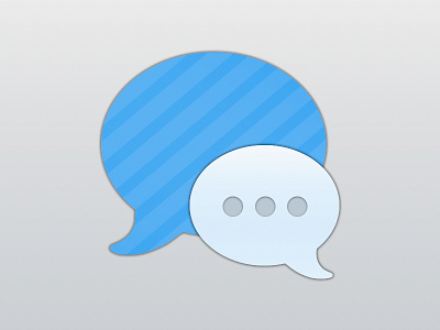 iMessage goes flat by Nick Herasimenka on Dribbble