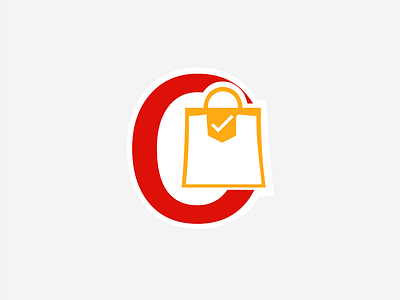 ShoppingO brand concept identity logo shop