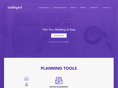 Weddingtool Website desktop tool ui ux webdesign website wedding