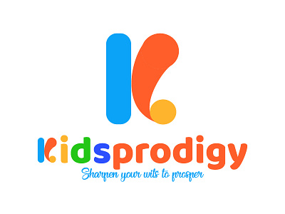 Kids Prodigy art child dream kids logo prodigy